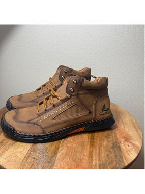 Men's Salkin Brown & Black Boots Size 13